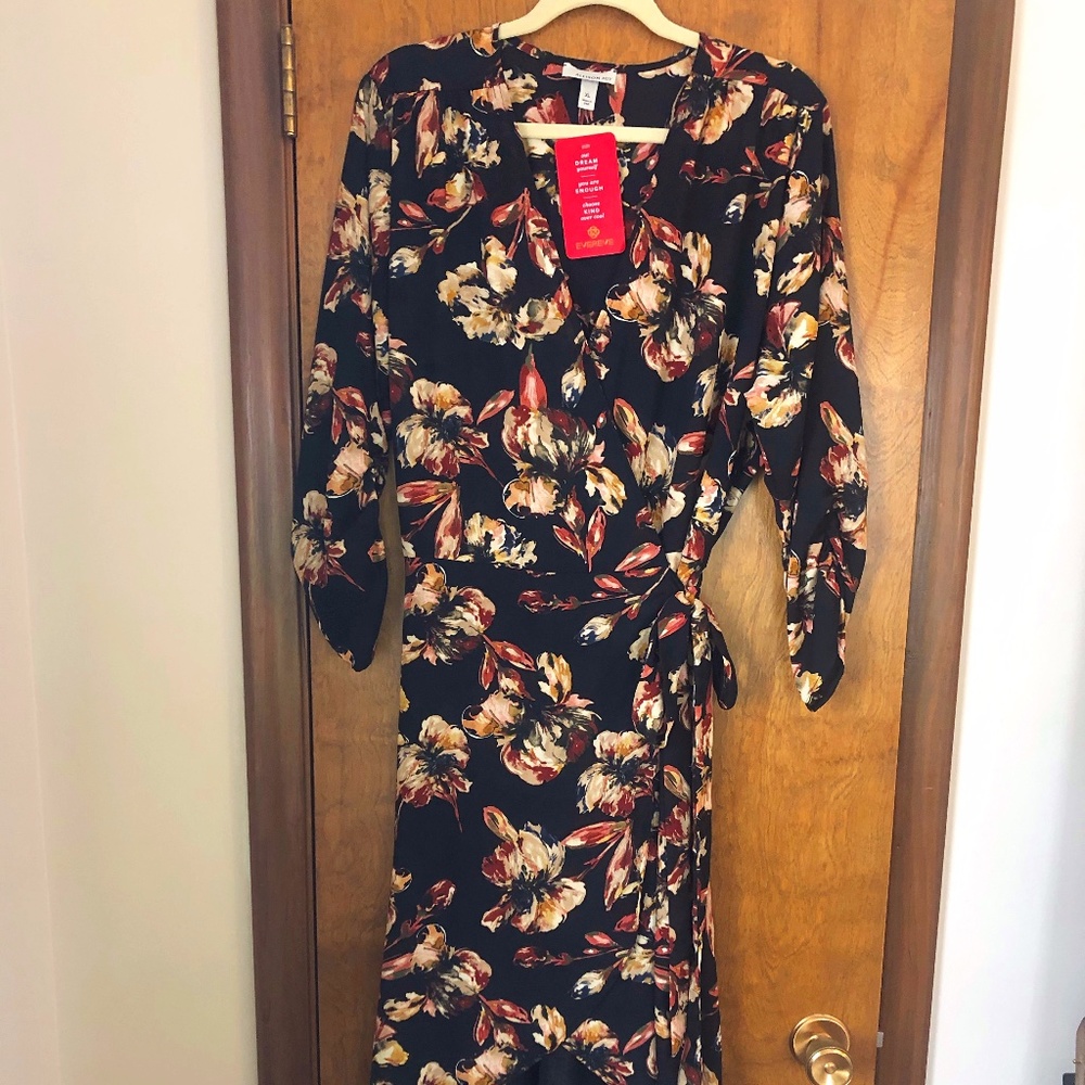 Allison Joy Felicity Wrap Floral Dress